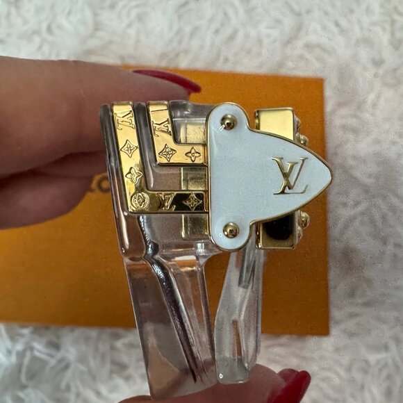 LOUIS VUITTON Acetate 1.1 Millionaires Sunglasses Transparent Yellow Ombre Lense - Picture 5 of 11